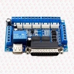 Mach 3 Breakout Board - Blue Image