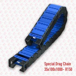 Drag Chain Blue 35x100 (L1000xR150) Image
