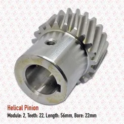 Pinion M2 (z22-d22-L56) Image