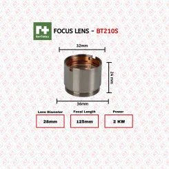 BT210S | Focus Lens Assembly | D28xFL125 | Raytools Image